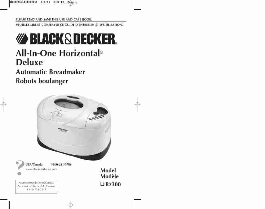 BLACK & DECKER B2300-page_pdf